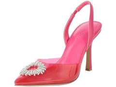 The Drop Women's Klara Pointed Toe Purple Satin