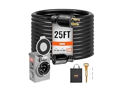 30 Amp Generator Cord and Power Inlet Box Kit