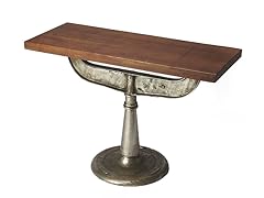 Industrial Chic Brown Console Table