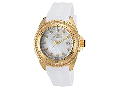 Invicta Women's Wildflower MOP Silicone Strap Watch