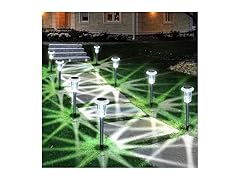 10 Pack Solar Outdoor Lights