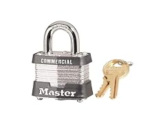 Master Lock #3KA-3210 1-1/2"MAX Secur Padlock
