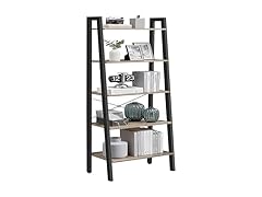 VASAGLE Ladder Shelf, 5-Tier Bookshelf