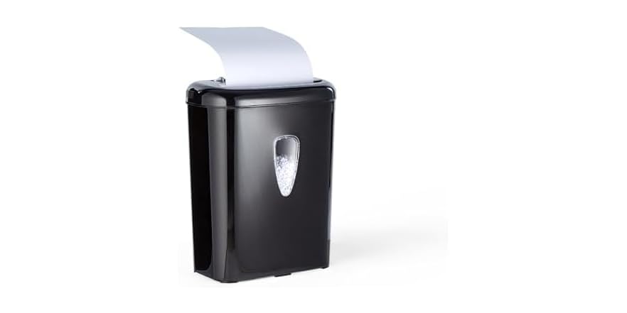 Amazon Basics 6 Sheet High Security Paper Shredder