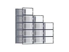 SONGMICS Pack of 12 Shoe Storage Organizers