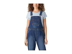 Dickies Women (L) Denim Boyfriend Bib Overall