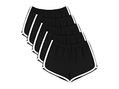 5 Pack Women’s Cotton Workout Shorts