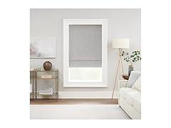 Eclipse Drew 23x64 Roman Shade Smoke