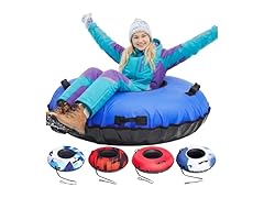 ZEALFEEL Blue  Rubber Snow Tube''