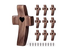 JIUKONG 10-Pack Wooden Cross