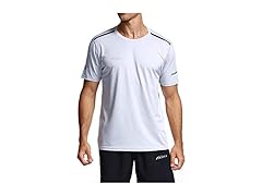 Akilex Men's White Sport Tee (XXL)