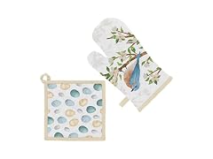 Boston International Cotton Oven Mitt and Pot Holder
