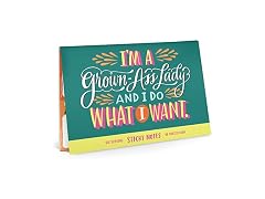 Em & Friends Grown-Ass Lady Sticky Note Packet, 6 Pads