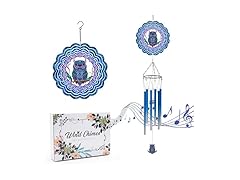 Wind Chimes with Owl Wind Spinner