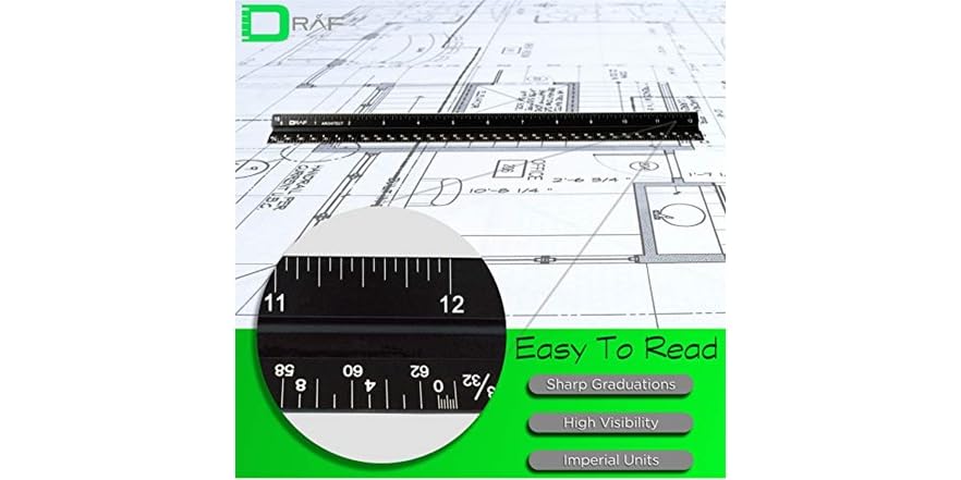 engineering scale ruler set