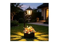 DJGIFI 2-in-1 Solar Planter Lamp 75cm