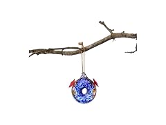 Red Carpet Hummingbird Feeder Blue Twin