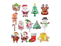 15pcs Christmas Foil Balloon Set