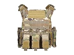 GFIRE Quick Release Lightweight Adjustable Breathable Weighted Vest for Training (New Camo) (Open Box)