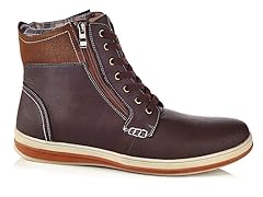 Solo Mens Lace-Up Combat Chukka Boot