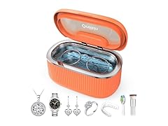 Onlikin Ultrasonic Orange Jewelry Cleaner