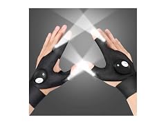 Jasee CON-112 LED Flashlight Gloves, Hands-Free