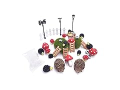 35Pcs Miniature Garden Ornaments Set