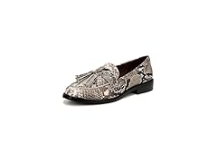 Women's Franco Sarto Grey Snake Loafer (5.5)