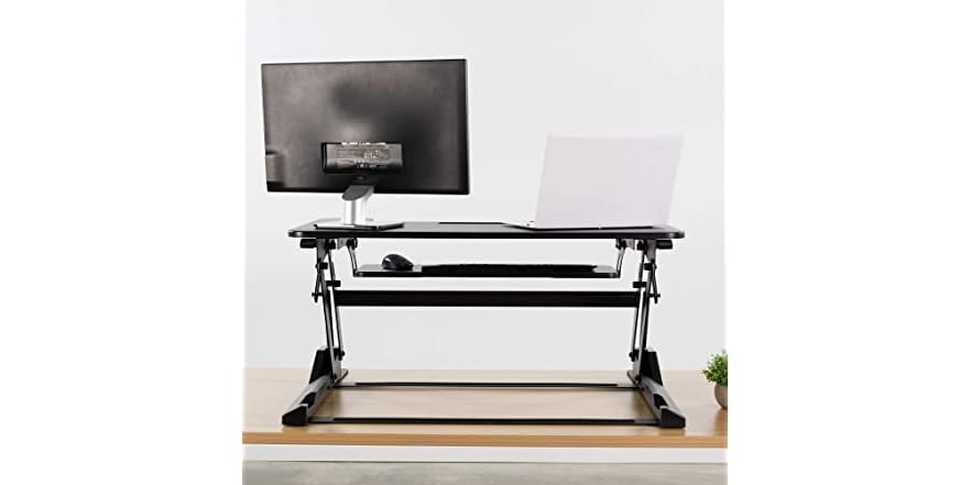 VIVO Sit to Stand Desk Riser Converter