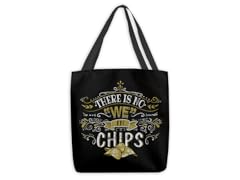 My Chips! Large Tote Bag