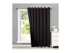 NICETOWN Extra Wide Patio Door Curtain