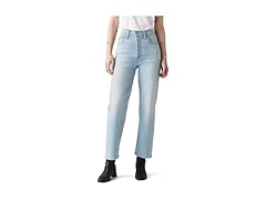 Womens Ribcage Straight Ankle Jeans (27)