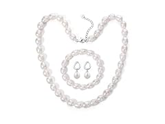 BAMIKI 8-9MM Cultured Pearl Necklace Set