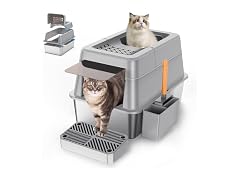 Aphyxen XL Stainless Steel Litter Box