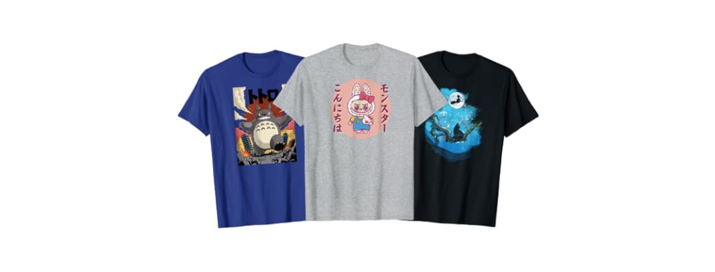 Japan Pop Tees from the Derby!