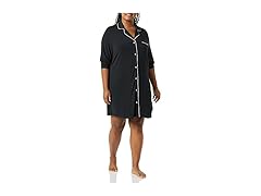 Amazon Essentials Womens Piped Nightshirt