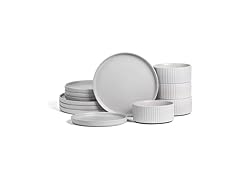 Stone Lain Haven Stoneware 12-Piece Dinnerware