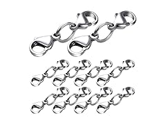 10 Sets Double Lobster Clasp Extender