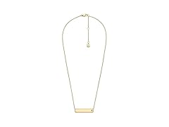 Fossil Womens Sadie Necklace GoldTone
