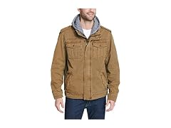 Levi's Men (XXL) Washed Cotton Hooded Coat