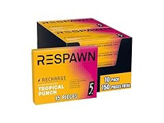 (10-Pack) Respawn Tropical Gum, 15-Count