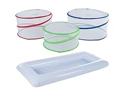 3 Pop Up Food Covers & Buffet Server