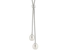 Double Pearl Chain Pendant