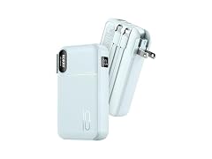 RORRY 10000mAh Power Bank w/ Wall Plug 22.5W