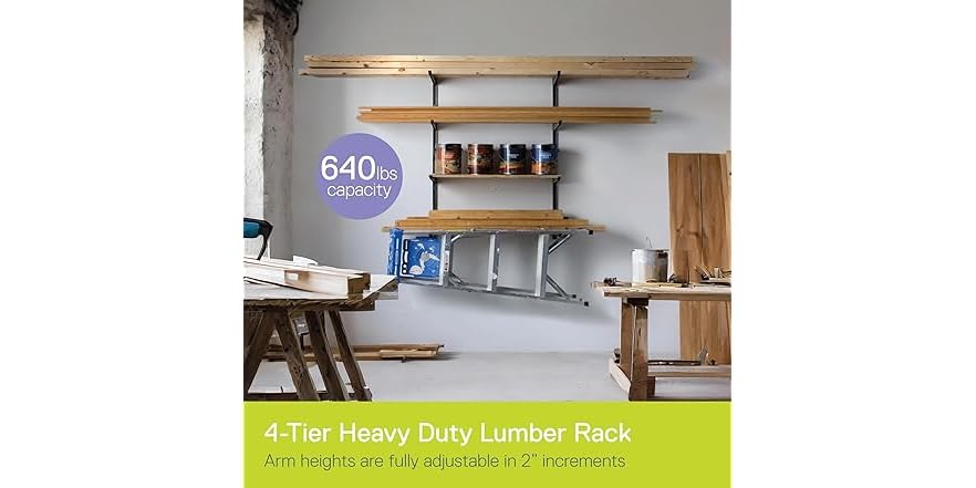 Delta Cycle Heavy Duty 4-Tier Storage Rack