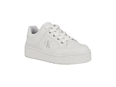 Calvin Klein Women's AUBRIE Sneaker, White