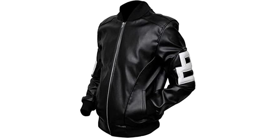 8 Ball Pool Bomber Jacket, Small, Black/White