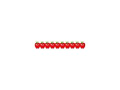 Hygloss Products Happy Apples Die-Cut Bulletin Border