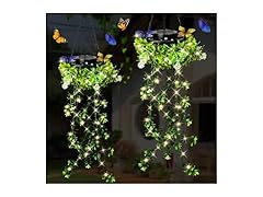 KagoLing Solar Lanterns Hanging Fake Plants
