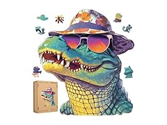200 Pcs Wooden Crocodile Puzzle